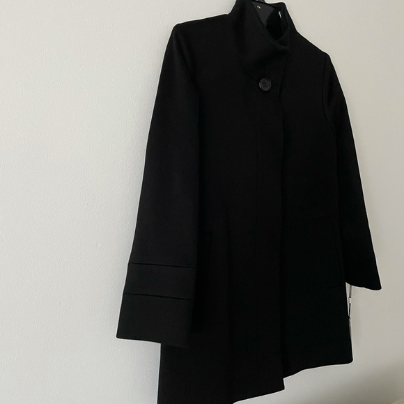 FLEURETTE Stand Collar Wool Car Coat - Picture 9 of 15